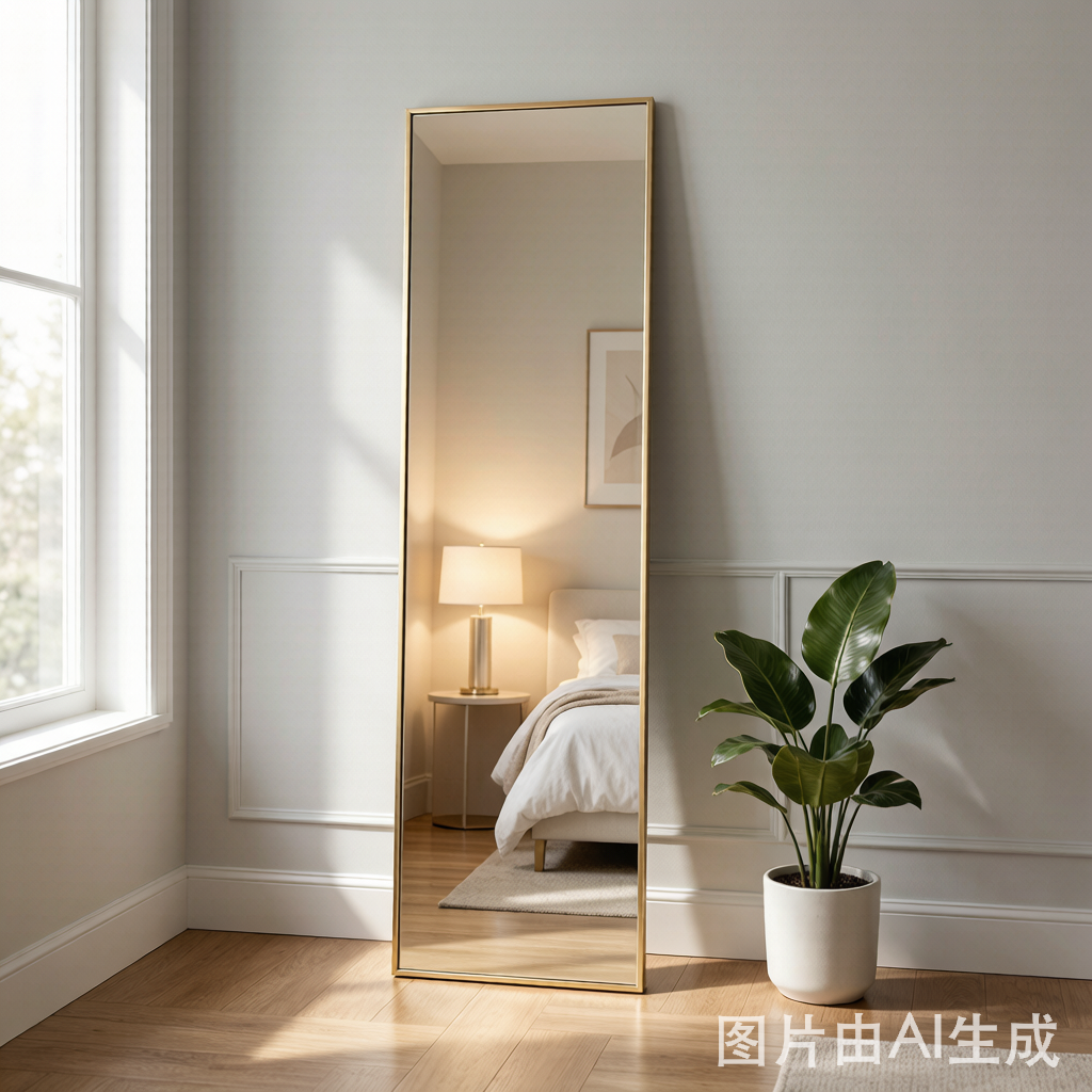 现代极简落地镜
